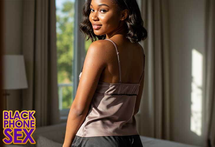 Shy and Cute Black Girls for Phone Fun